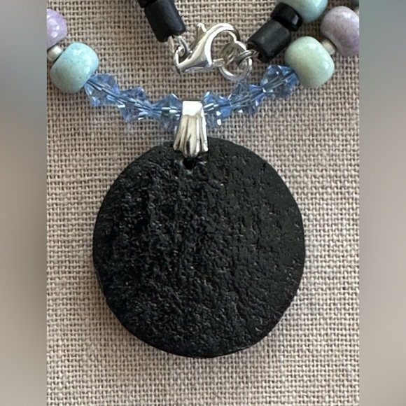 20 inch Yan Yuan Agate bead Necklace NWOT - Picture 9 of 11